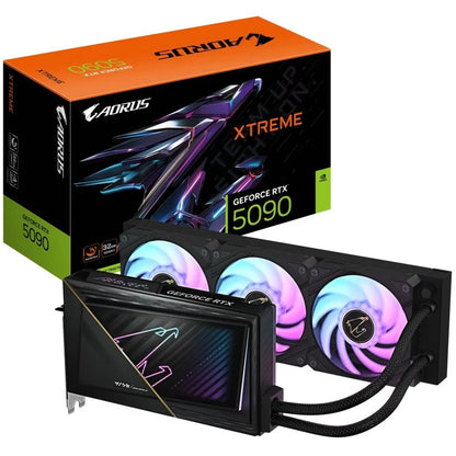 Gigabyte GeForce RTX 5090 AORUS XTREME WATERFORCE 32 Go GDDR7 Reflex 2 RTX AI DLSS4