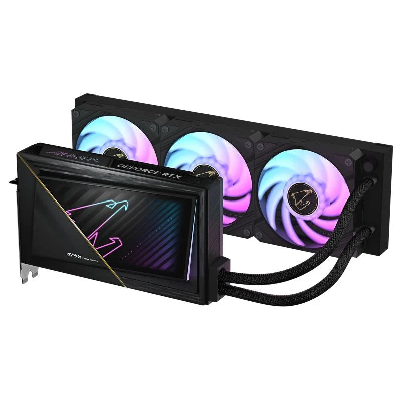 Gigabyte GeForce RTX 5090 AORUS XTREME WATERFORCE 32 Go GDDR7 Reflex 2 RTX AI DLSS4