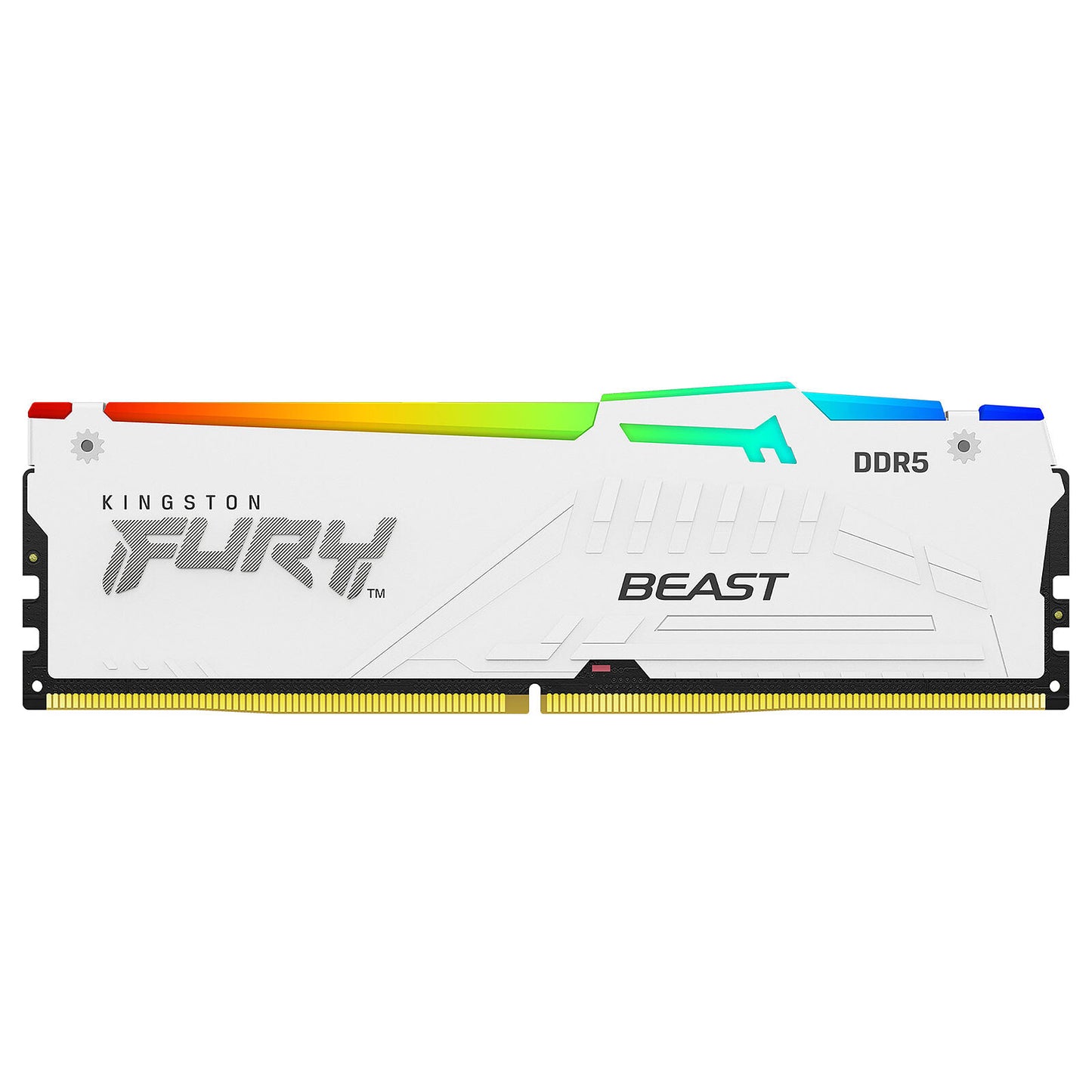 Kingston Fury Beast DDR5 RGB 6000 MHz 32 Go 2 x 16 Go CL36 AMD EXPO Blanc