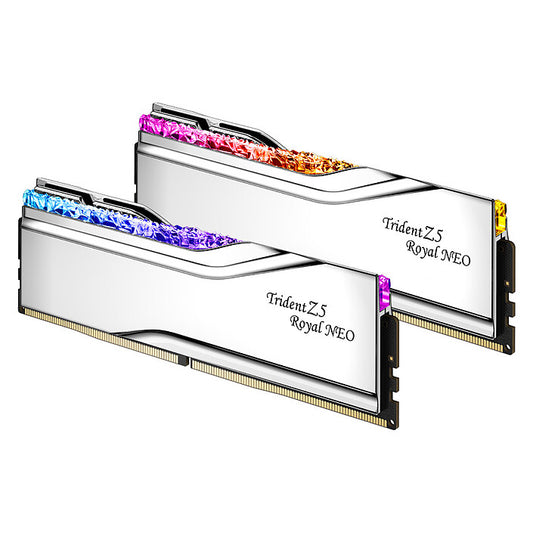 G.Skill Trident Z5 Royal Neo 32 Go (2 x 16 Go) DDR5 6000 MHz CL28 - Argent