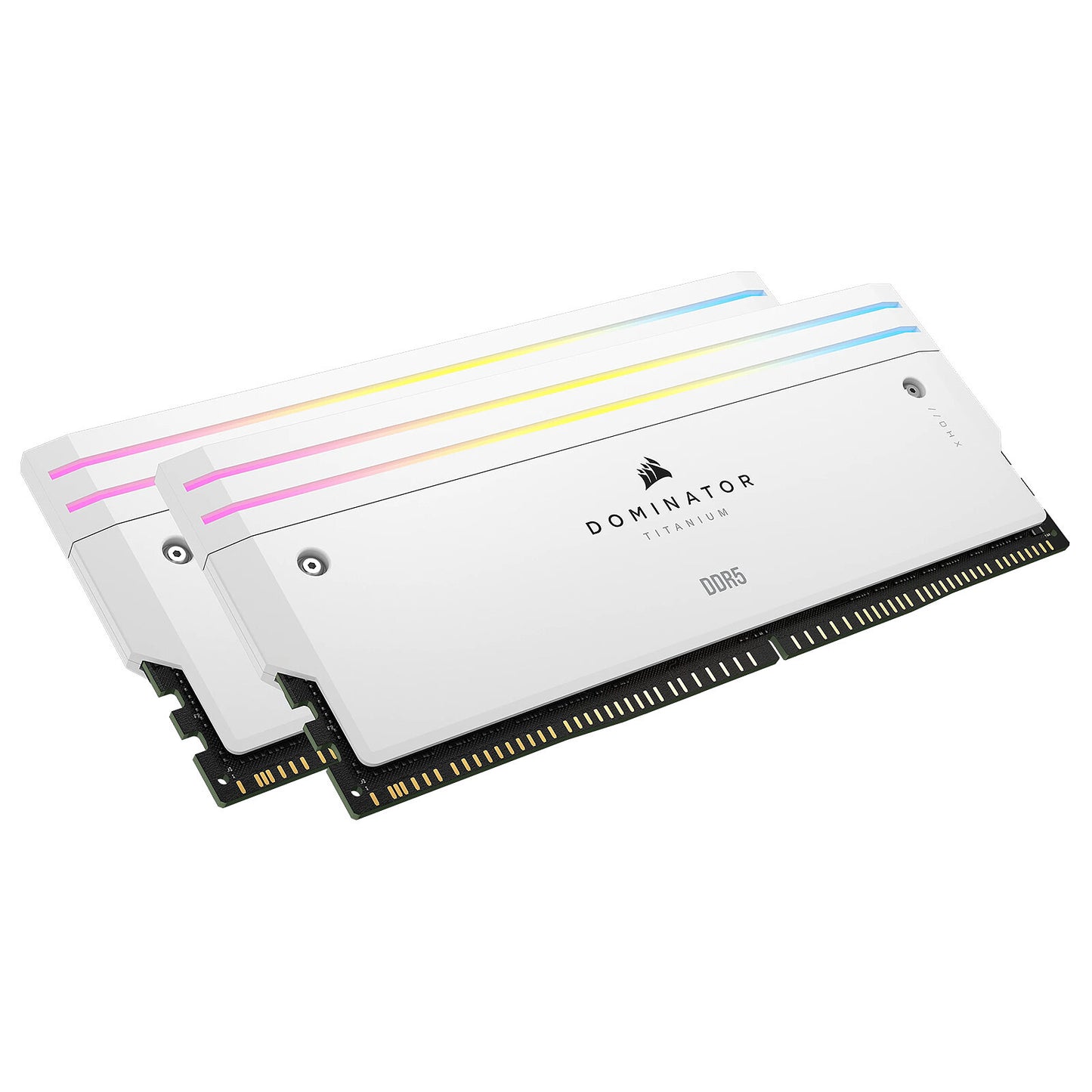 Corsair Dominator Titanium DDR5 6000 MHz 32 Go 2 x 16 Go CL30 XMP Blanc