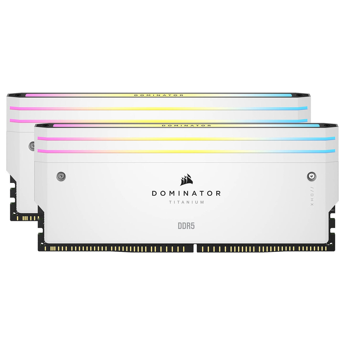 Corsair Dominator Titanium DDR5 6000 MHz 32 Go 2 x 16 Go CL30 XMP Blanc