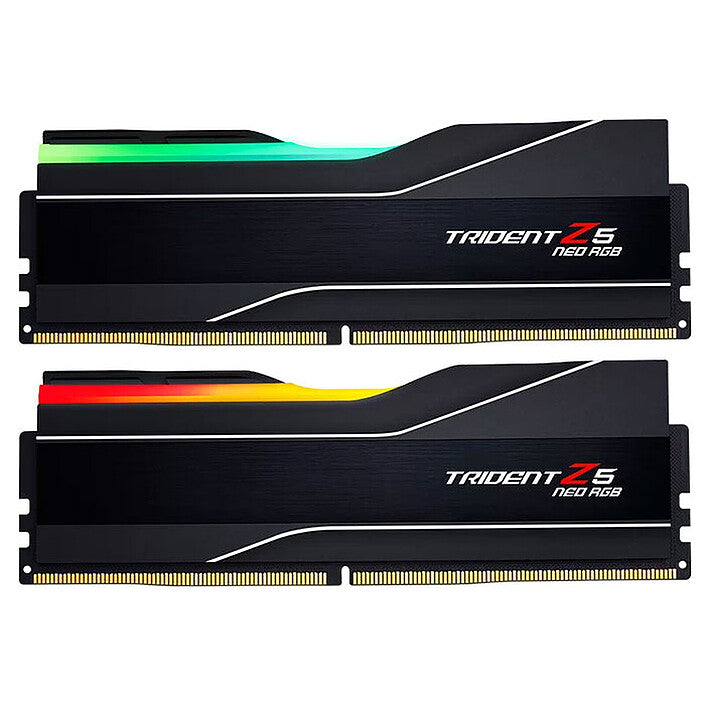 G.Skill Trident Z5 Neo RGB F5-6000J3244G64GX2-TZ5NR 128GB 2x64GB DDR5 6000MHz CL32 AMD EXPO RGB Noir