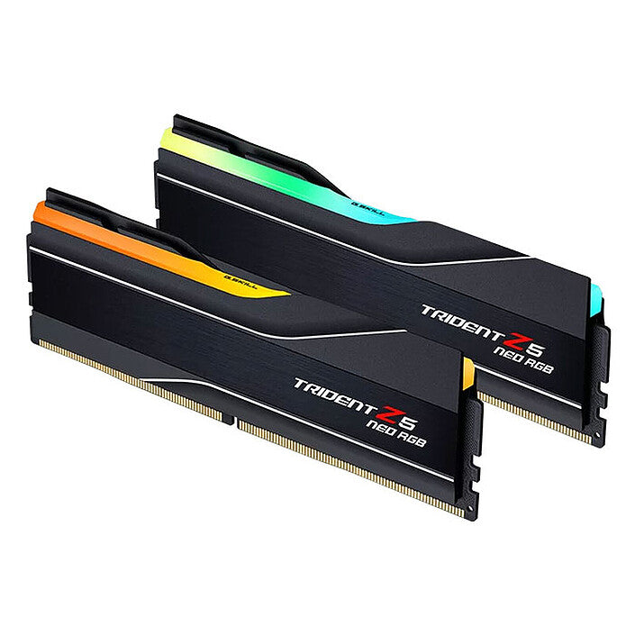 G.Skill Trident Z5 Neo RGB F5-6000J3244G64GX2-TZ5NR 128GB 2x64GB DDR5 6000MHz CL32 AMD EXPO RGB Noir